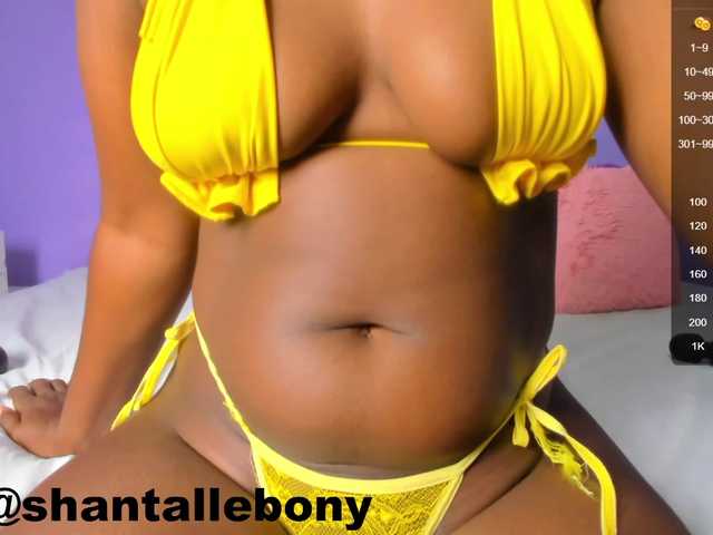 तस्वीरें ShantallEbony Hi guys!! Welcome ♥ lets break the rules, open your mouth and enjoy my big squirt! do not be shy. #bouncing #blowjob #anal #doublepenetation #ebony